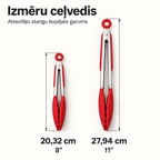 Izmēru ceļvedis: sarkanās knaibles 20,32 cm un 27,94 cm